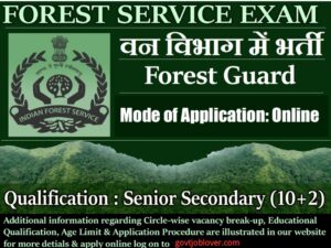 Forest Guard AP Recruitment