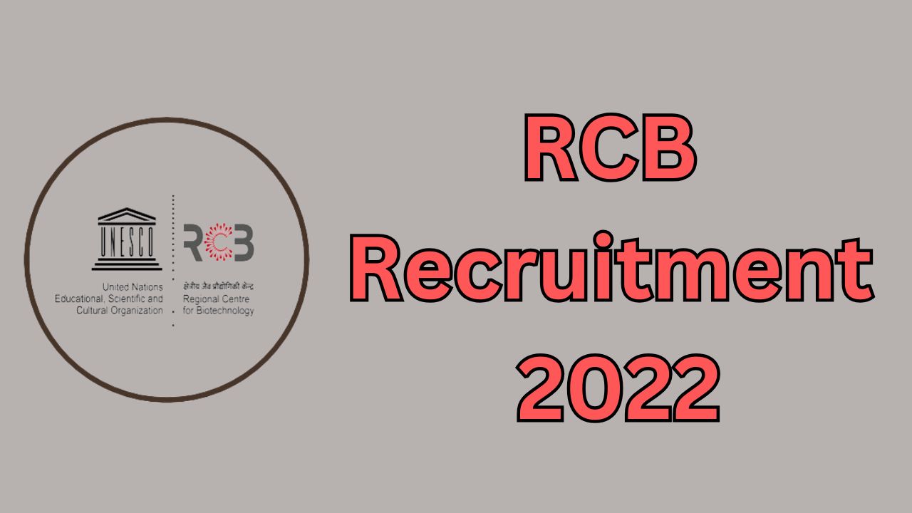 RCB Recruitment 2022